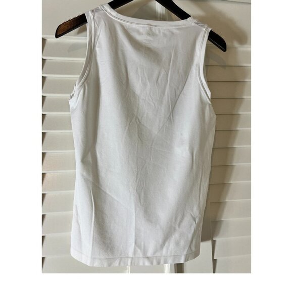 Calvin Klein Stretch White Tank, L/XL - Picture 2 of 3